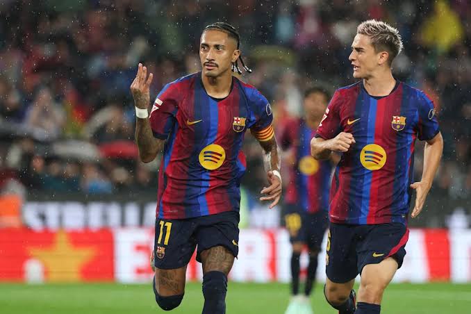 FC Barcelona 7-2 Real Racing Club: Blaugrana run riot in LaLiga